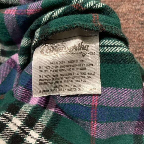 Disney World Haunted Mansion Flannel Shirt Size Small Cakeworthy Green Plaid - Picture 5 of 8